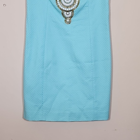 Lilly Pulitzer Gabi Shift Serene Blue Color Dress Size 0 - Picture 3 of 10